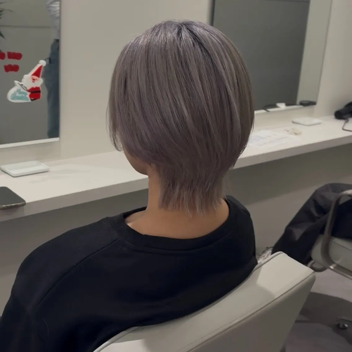 ショート ウルフカット 加藤 麻夢のヘアスタイル