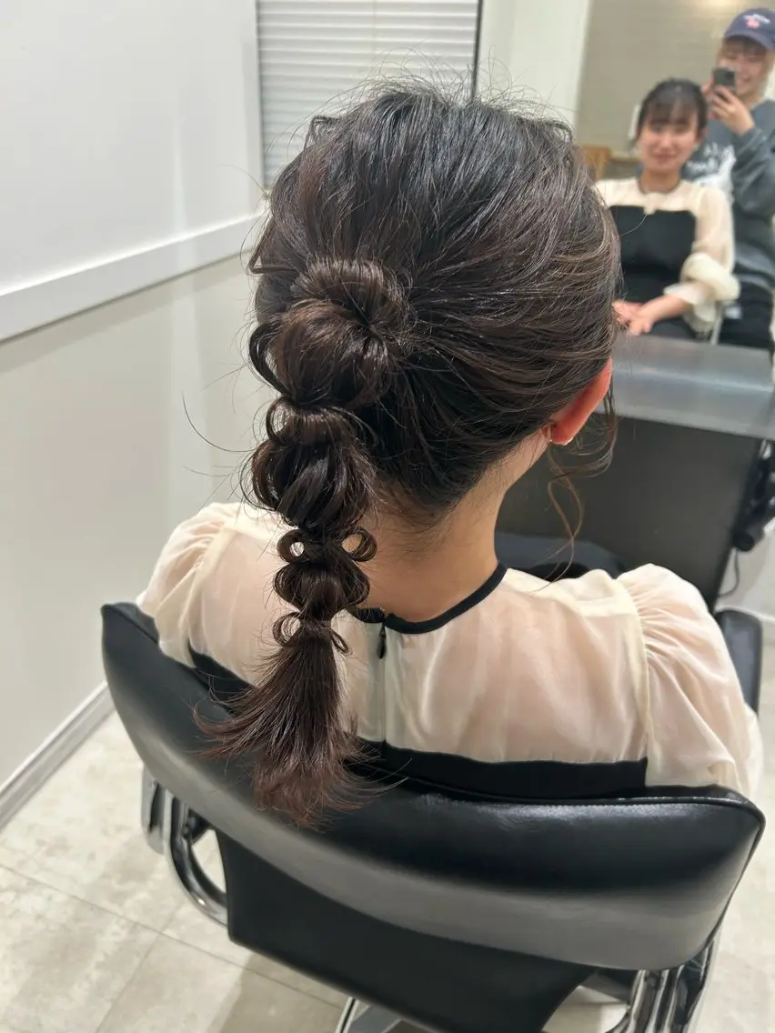 ヘアアレンジ 🌈透け感カラー RINA🌈のヘアスタイル