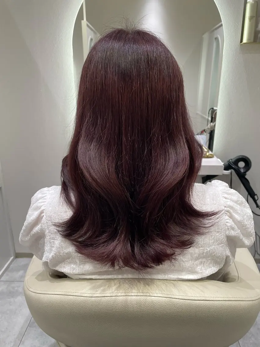 ミディアム カラー カット ヘアカラー トリートメント 🌷tocca Mai🌷のヘアスタイル