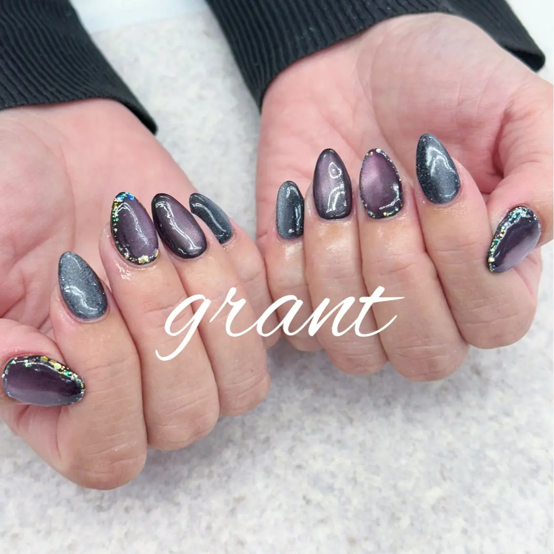 ネイル マグネットネイル ハンドネイル nailsalon grantのネイルデザイン