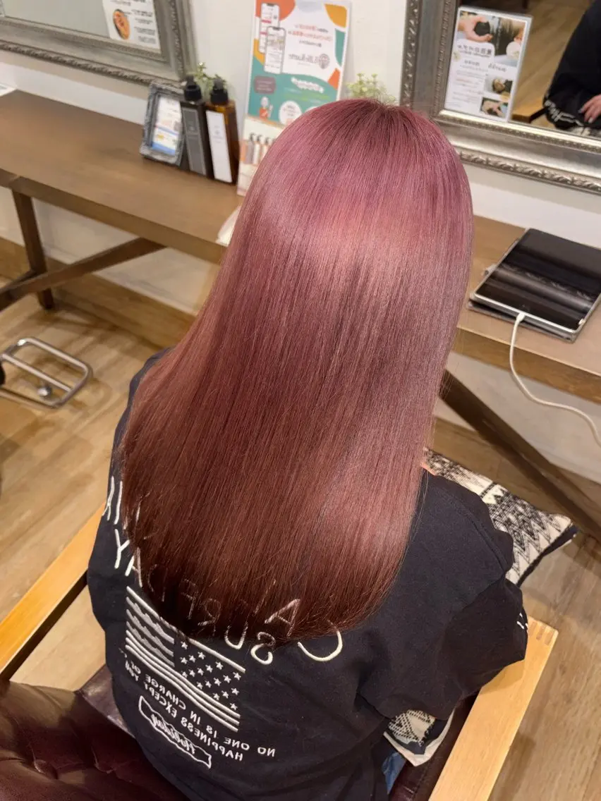 セミロング カラー 🪄くすみカラー❇️ 名塚比奈乃🪄のヘアスタイル