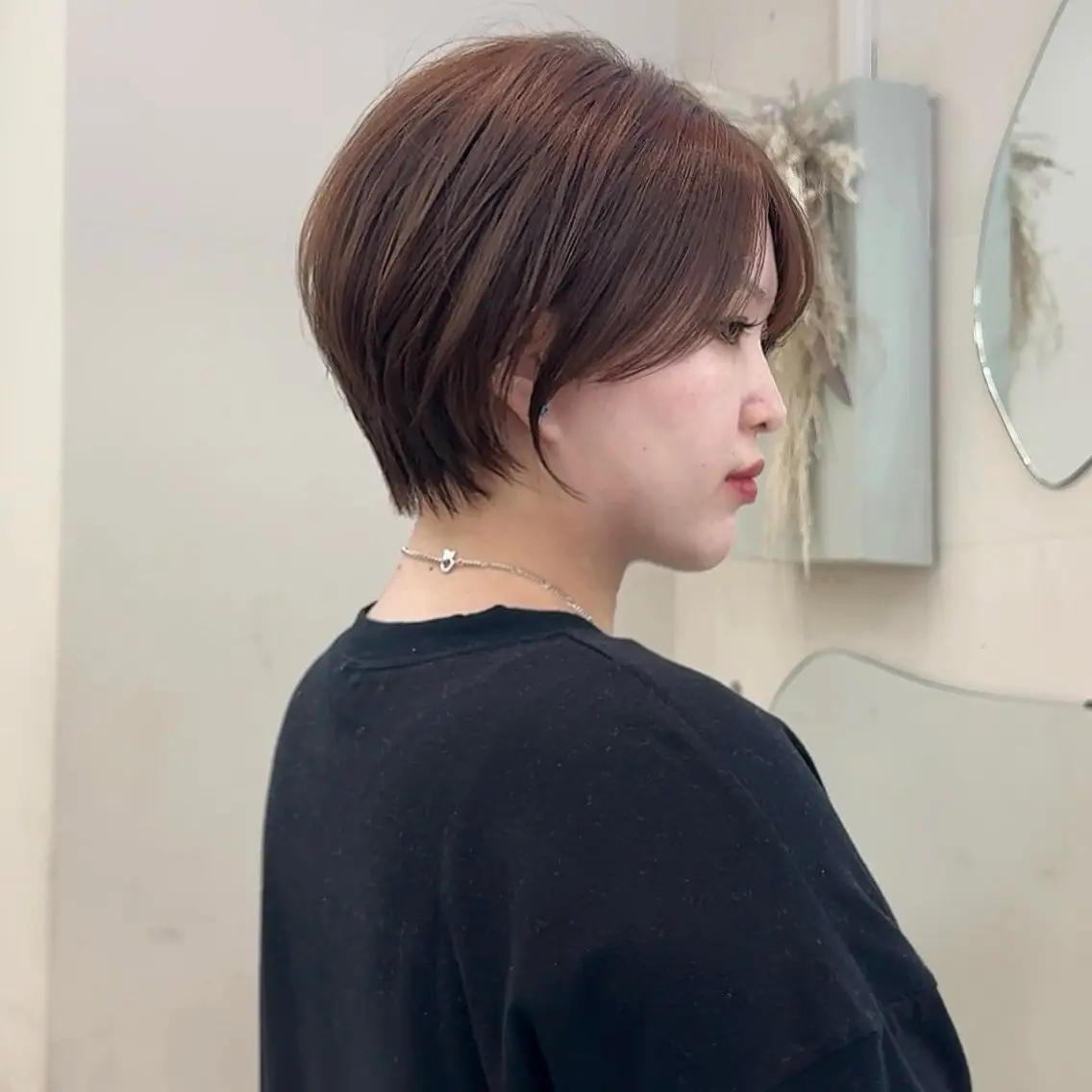 ショート カラー ベージュカラー ショートヘア 似合わせショートカ ット/福岡/えりのヘアスタイル