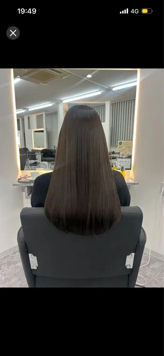 ロング カラー アッシュ アッシュブラウン ブラウンカラー 透明感カラー カット 縮毛矯正 骨格/顔型/伏見/ 佐藤 里菜のヘアスタイル