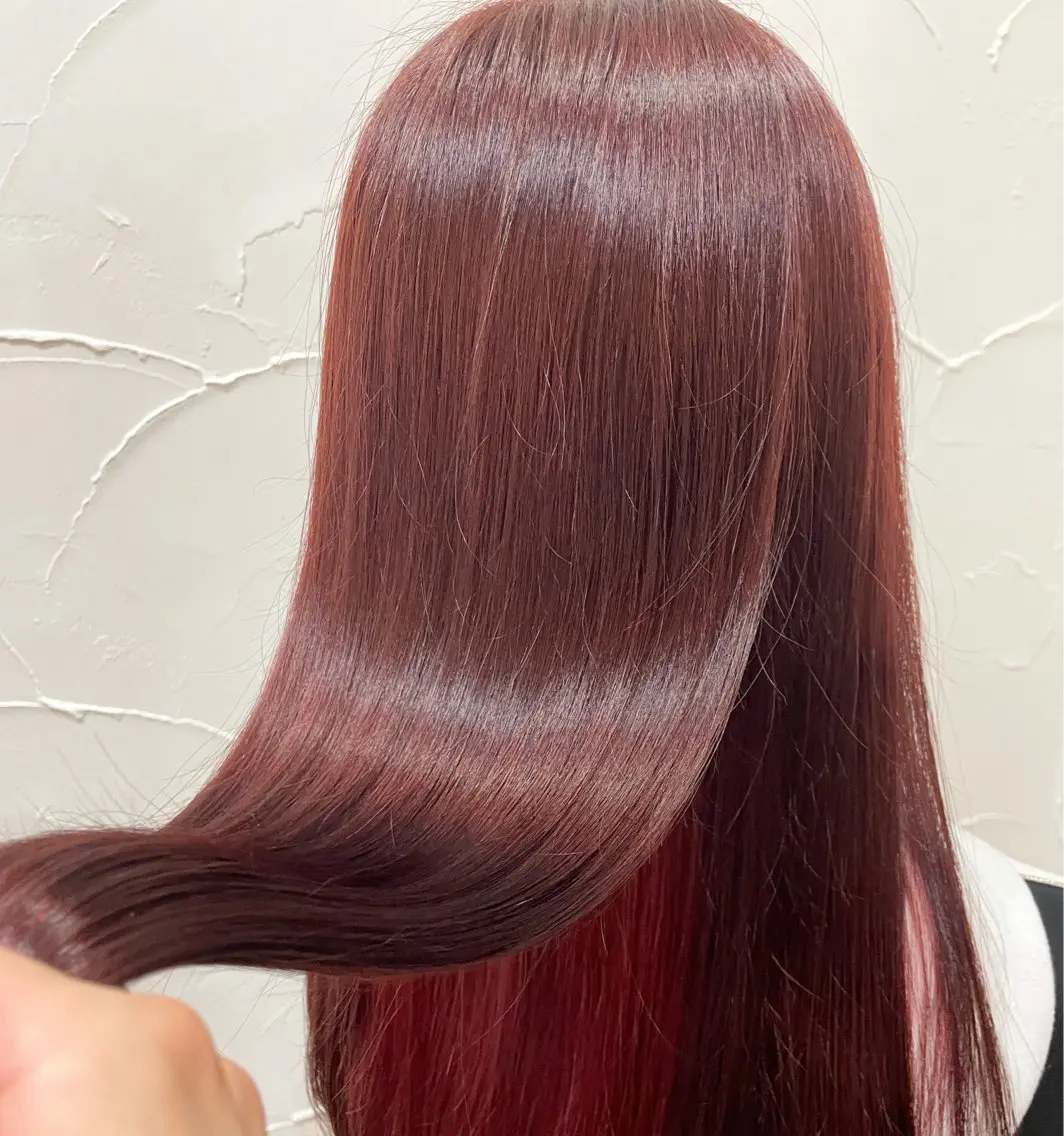 ロング カラー パーマ 縮毛矯正 カット ヘアカラー 縮毛矯正 トリートメント LULU eye lash♥ ₘₐₙₐのマツエク・マツパデザイン
