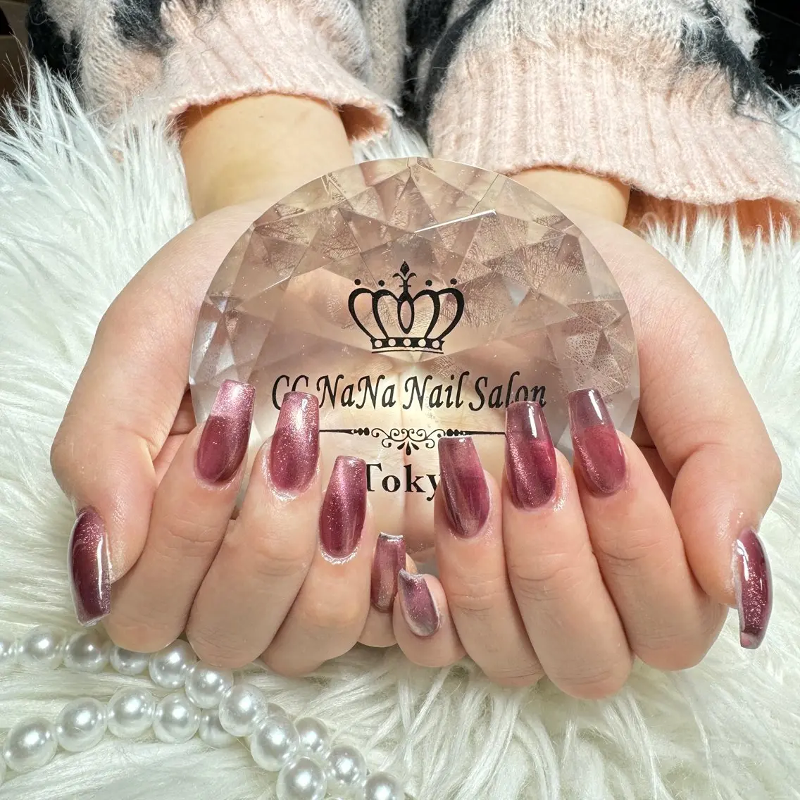 ネイル アートネイル チークネイル フラッシュネイル ジェルネイル グラデーション ハンドネイル 💎CC・NaNa 韓国風ネイル🌙Cのネイルデザイン