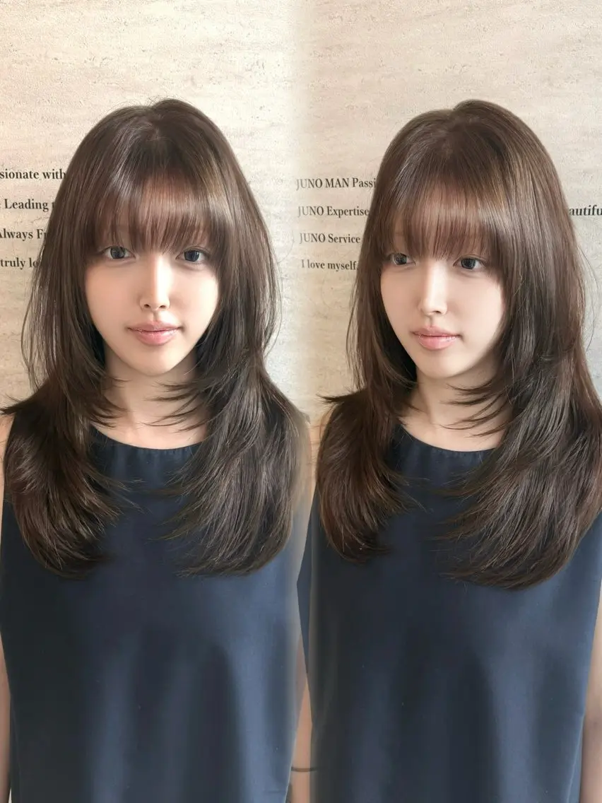 パーマ 本場韓国ヘア特化 아이비/Aibiのヘアスタイル