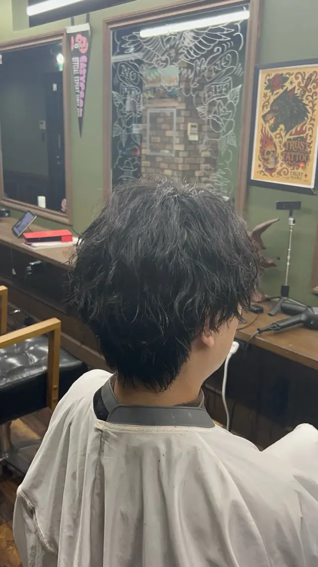 パーマ メンズ メンズパーマ ツイストスパイラルパーマ スパイラルパーマ 三谷 仁のヘアスタイル