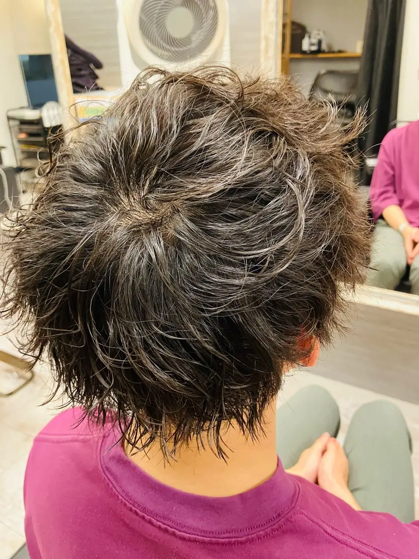 パーマ メンズ カット パーマ メンズ特化/パーマ/ フェードWATARUのヘアスタイル