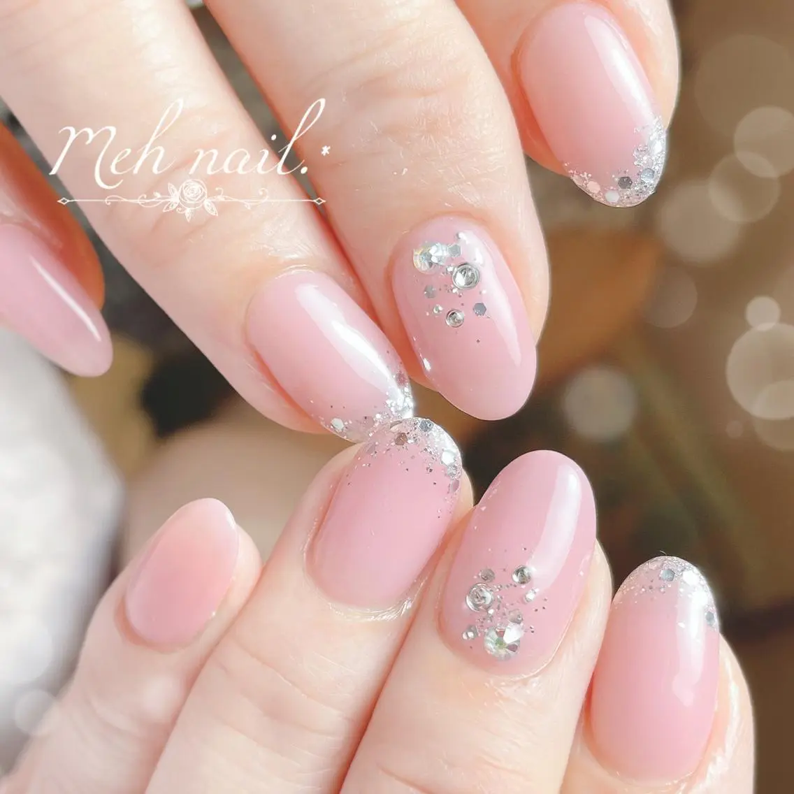ネイル ジェルネイル Healing nail 杢のネイルデザイン