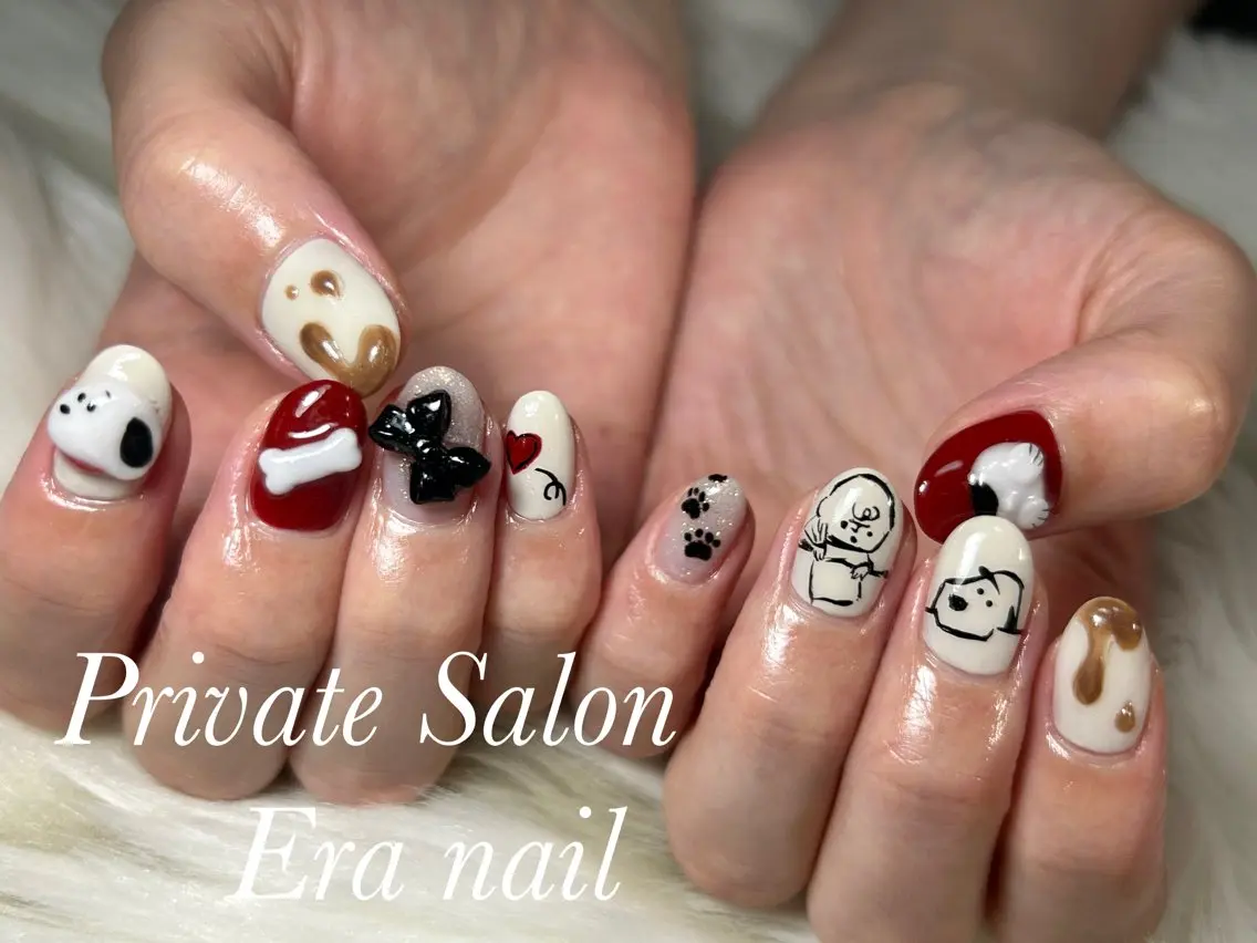 ネイル 持ち込み ハンドネイル Era nailのネイルデザイン