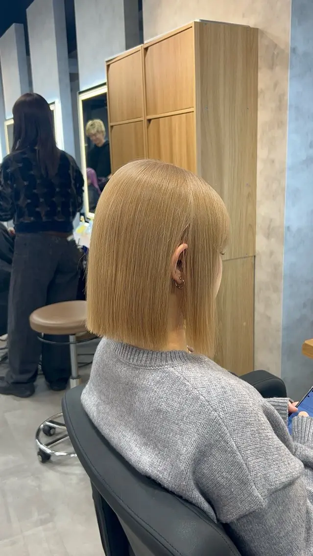 ミディアム カラー ヘアカラー トリートメント ブリーチなしの達人 🌈KAITOのヘアスタイル