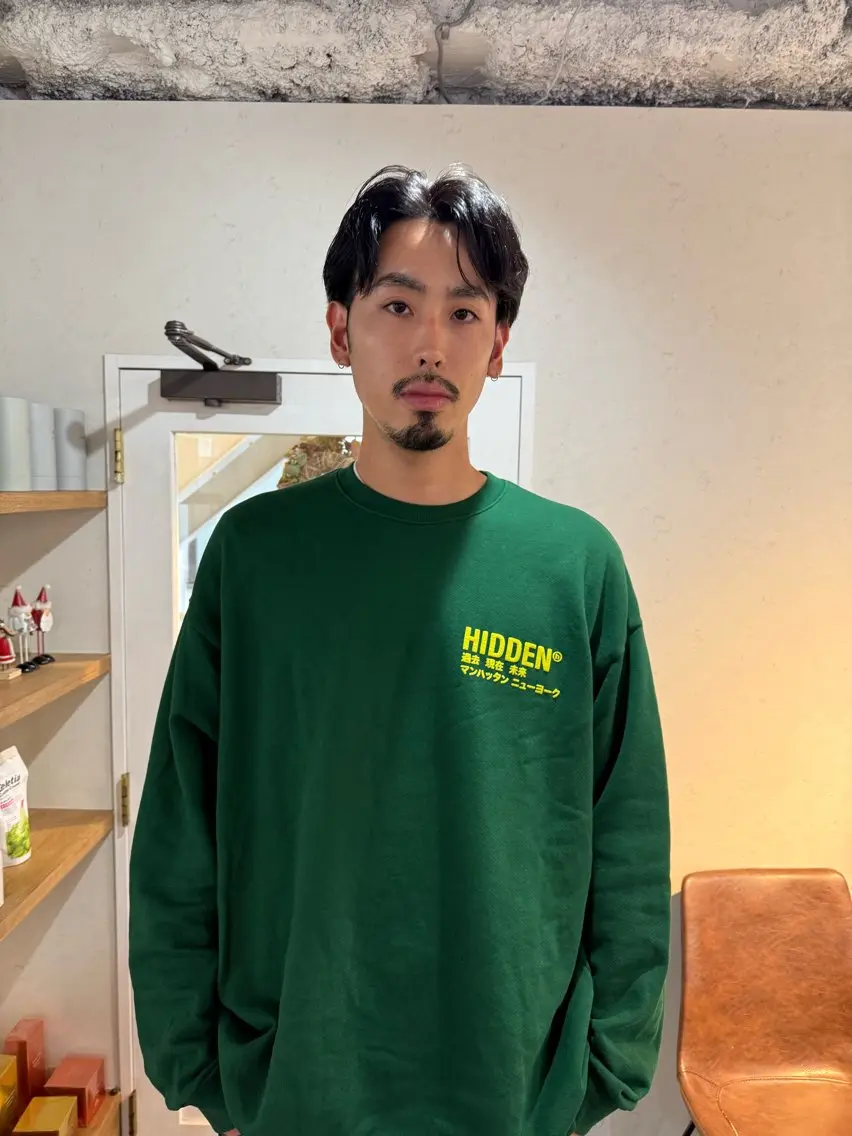 メンズ センターパート 高田 翔平のヘアスタイル