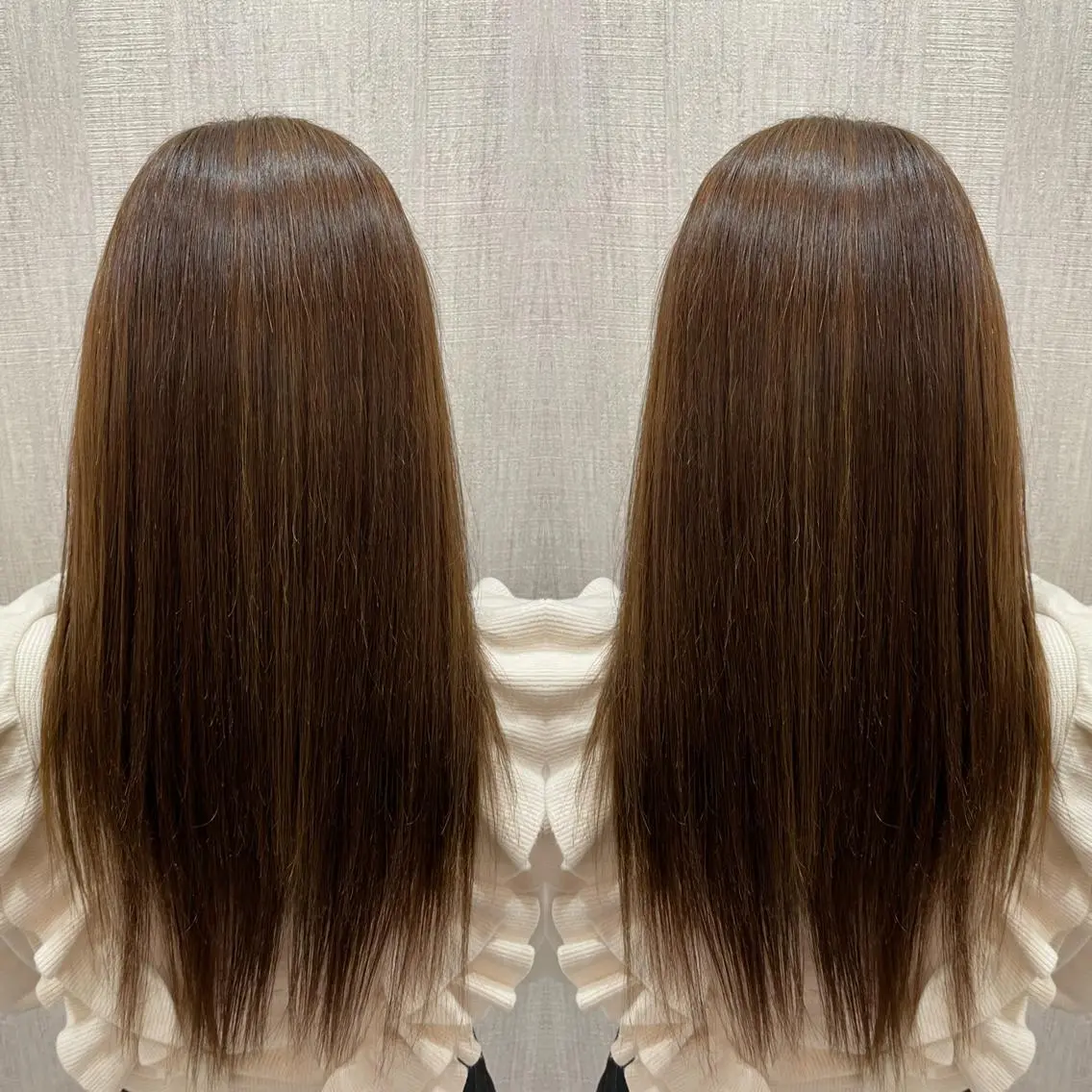 セミロング 店長✨レイヤー✖️ 髪質改善✖️韓国ヘアのヘアスタイル