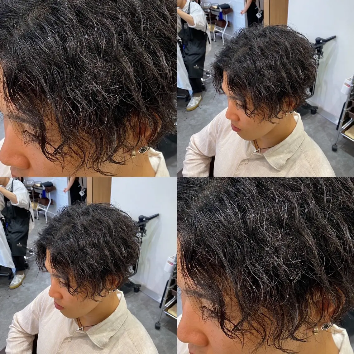パーマ メンズ メンズ特化LIBER 石川玲央のヘアスタイル