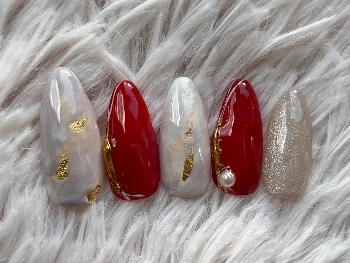 ネイル ニュアンスネイル 冬ネイル RIONnail Yurikaのネイルデザイン
