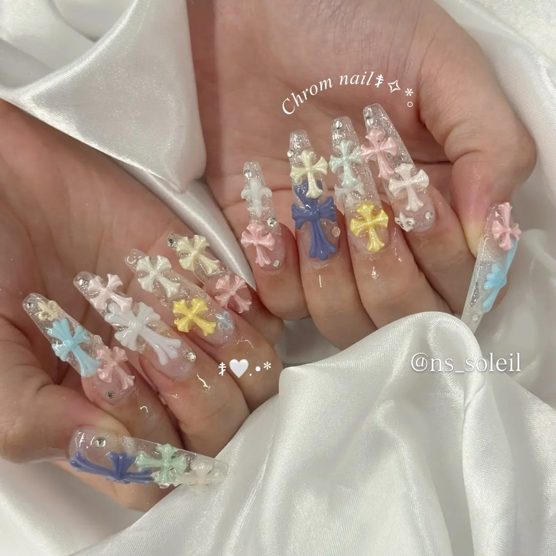 ネイル SOLEIL☀️｡ﾟ ワンホン/推し活のネイルデザイン