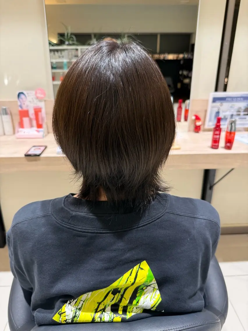 ショート カラー ヘアカラー 作長 晃希のヘアスタイル