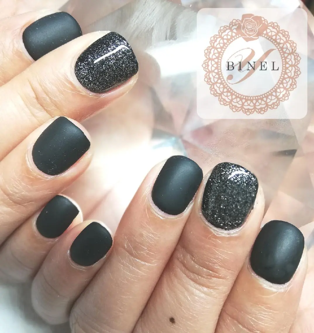 ネイル マットネイル ハンドネイル Nail Salon Y.BINELのネイルデザイン