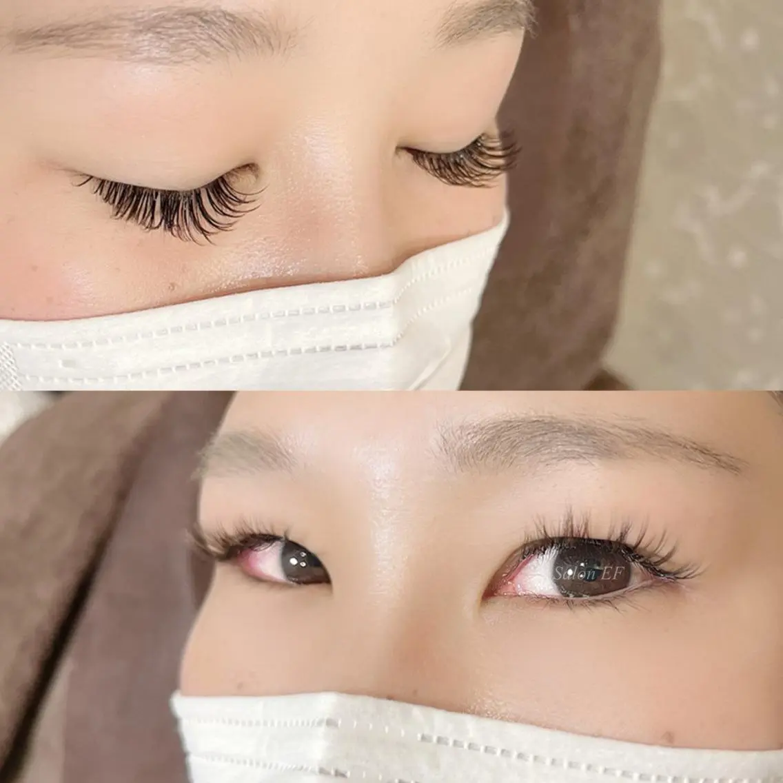 マツエク・マツパ カラーマツエク ボリュームラッシュ EYE405 fukuyamaのマツエク・マツパデザイン