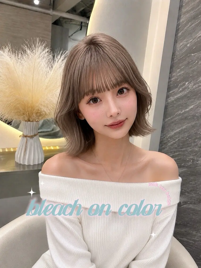 カラー ヘアカラー トリートメント 💎ななか💎/大宮 艶カラー🪄のヘアスタイル