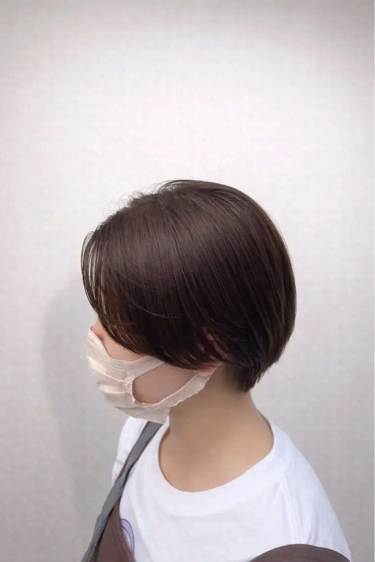 ショート カラー ショートヘア カット 艶カラー/レイヤー カット🫧あいりのヘアスタイル
