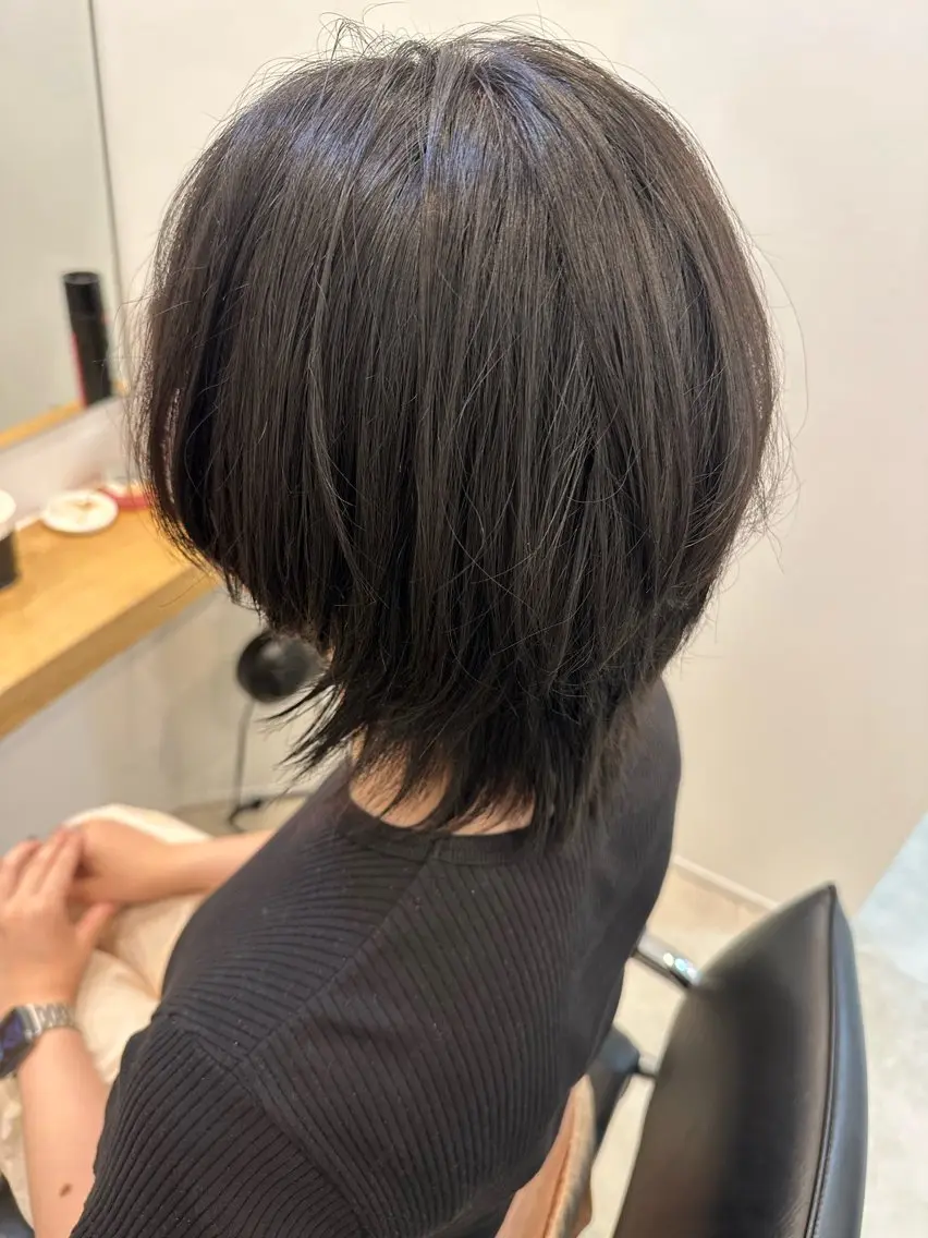 ショート カット トリートメント レイヤー/ナチュラル 💐nao.のヘアスタイル