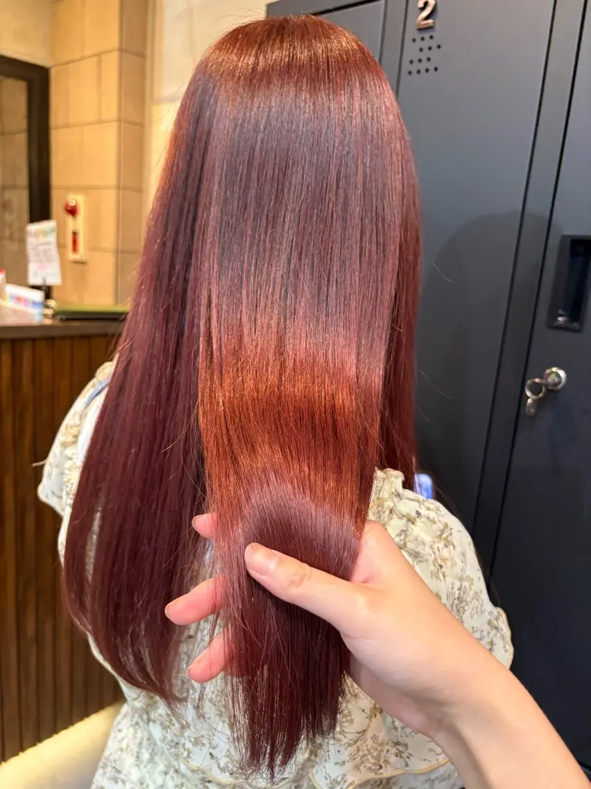 似合わせカット＋高発色N.カラー🫧🎨＋3stepトリートメントの写真