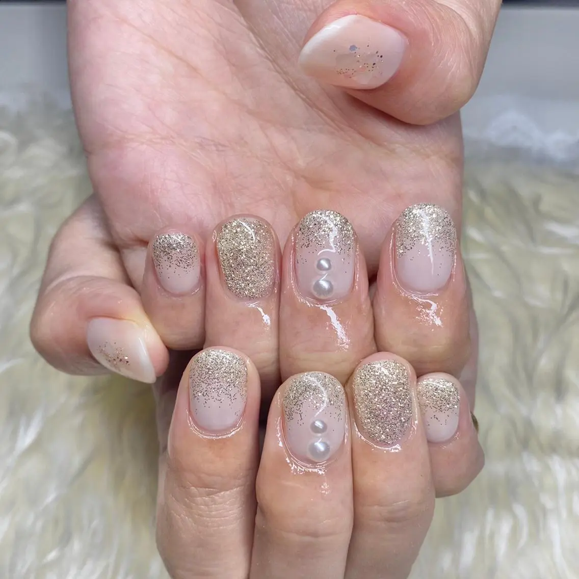 ネイル ブライダルネイル ハンドネイル Nail&eye Belire 新宿のネイルデザイン