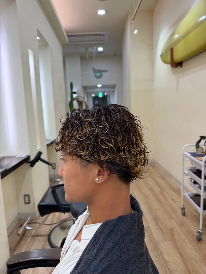 パーマ 全メニュー0円 メンズ特化もゆるのヘアスタイル