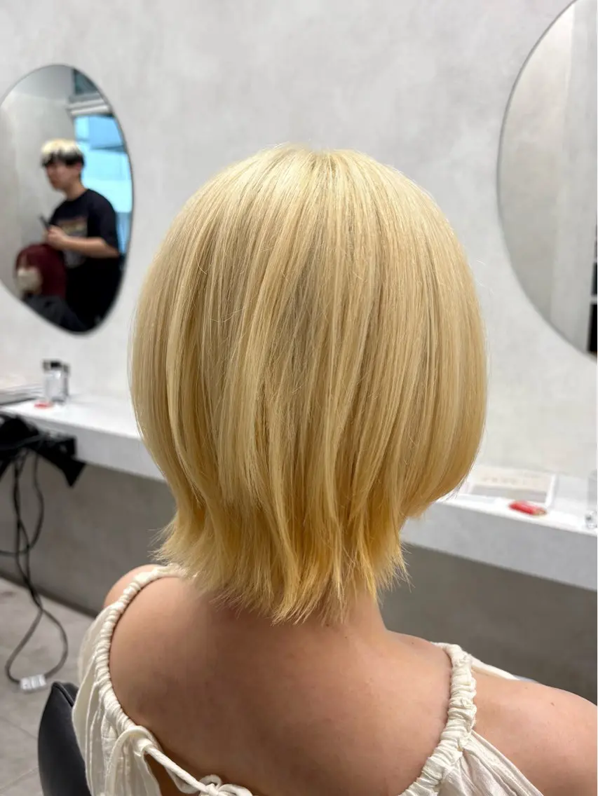 ミディアム トリートメント ヘアカラー ブリーチなしダブル 🪄🎀RIOのヘアスタイル