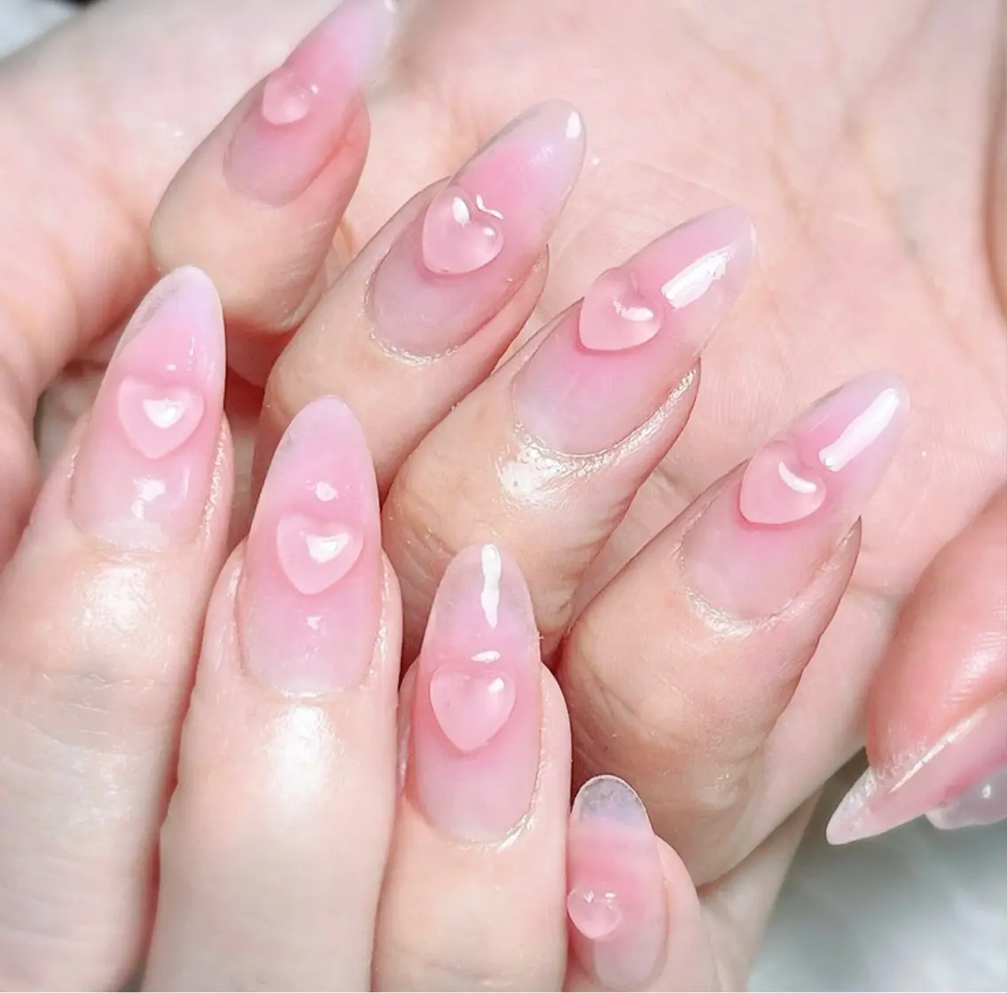ネイル チークネイル ゆ いのネイルデザイン