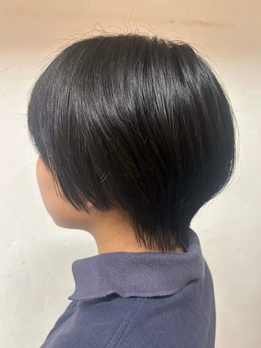 ショート 丸みショート ショートヘア 的場 勇唯翔のヘアスタイル