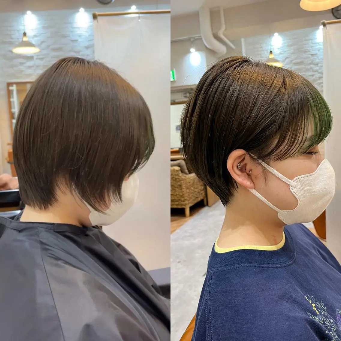 ショート ショートボブ 丸みショート ボブ くびれヘア ショートヘア 襟足でお悩みの方✂︎ くびれ職人ハシモトのヘアスタイル