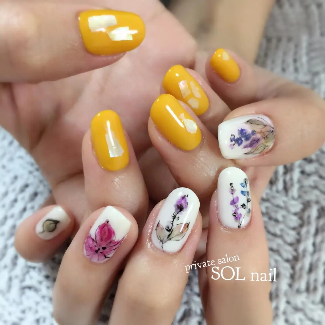 ネイル ハンドネイル SOL NAILのネイルデザイン