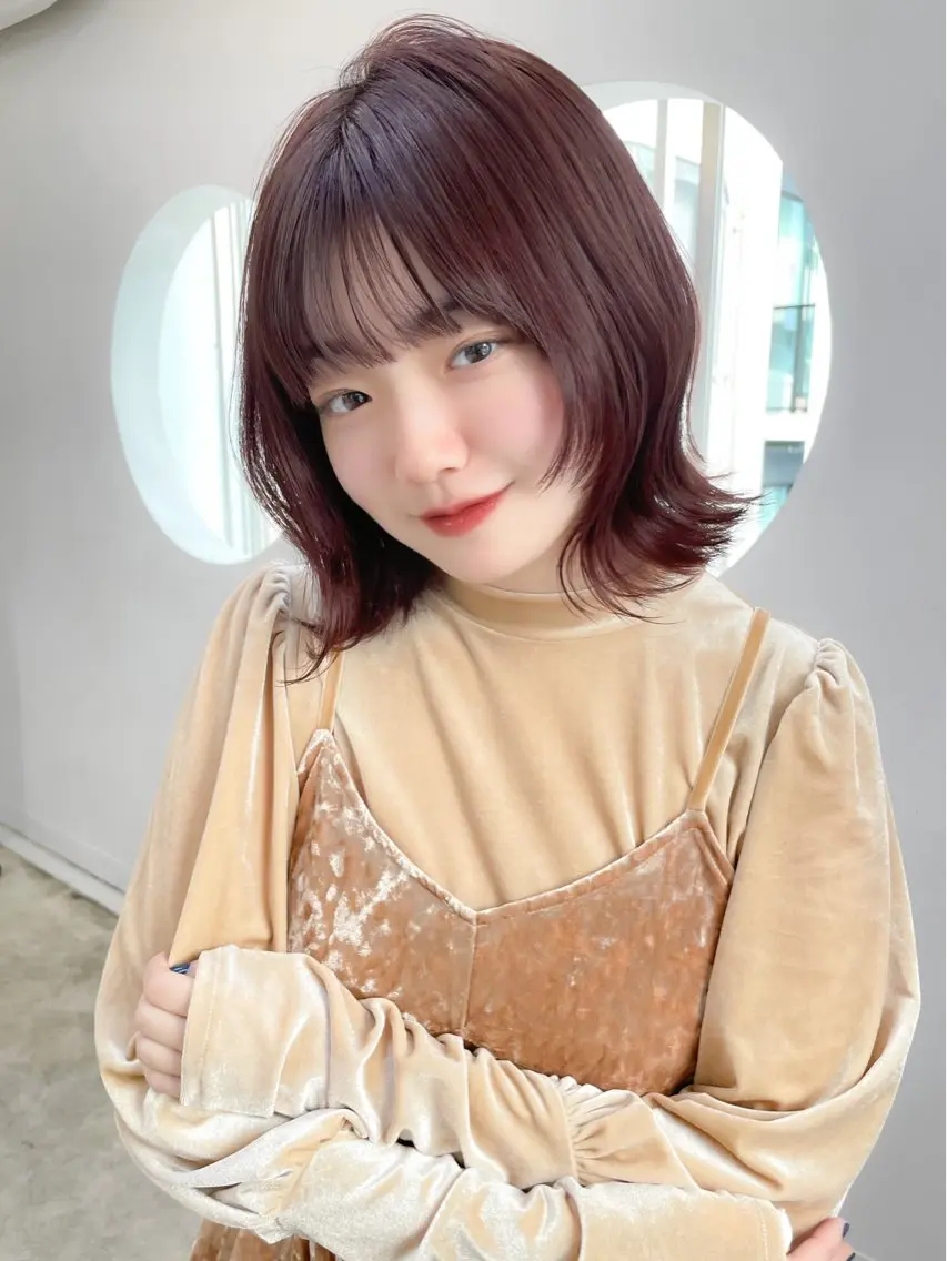 🫧顔まわり似合わせカット＋透明感カラー🫧の写真