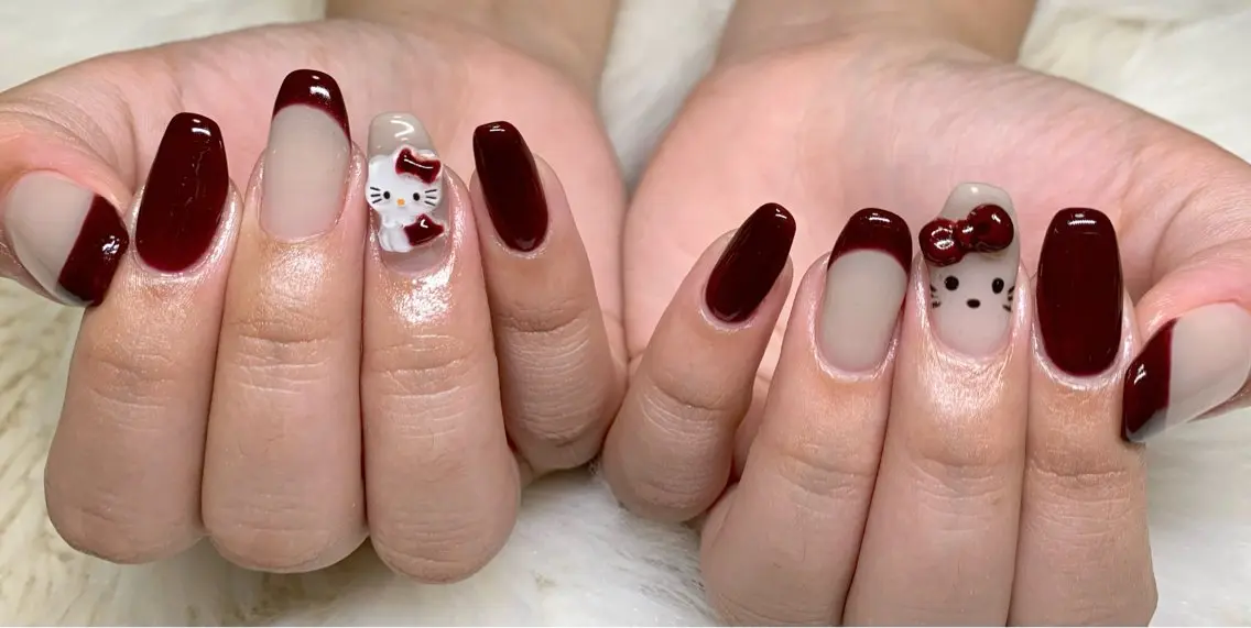 ネイル ハンドネイル nail room LUNA⋆౨ৎ˚⟡のネイルデザイン