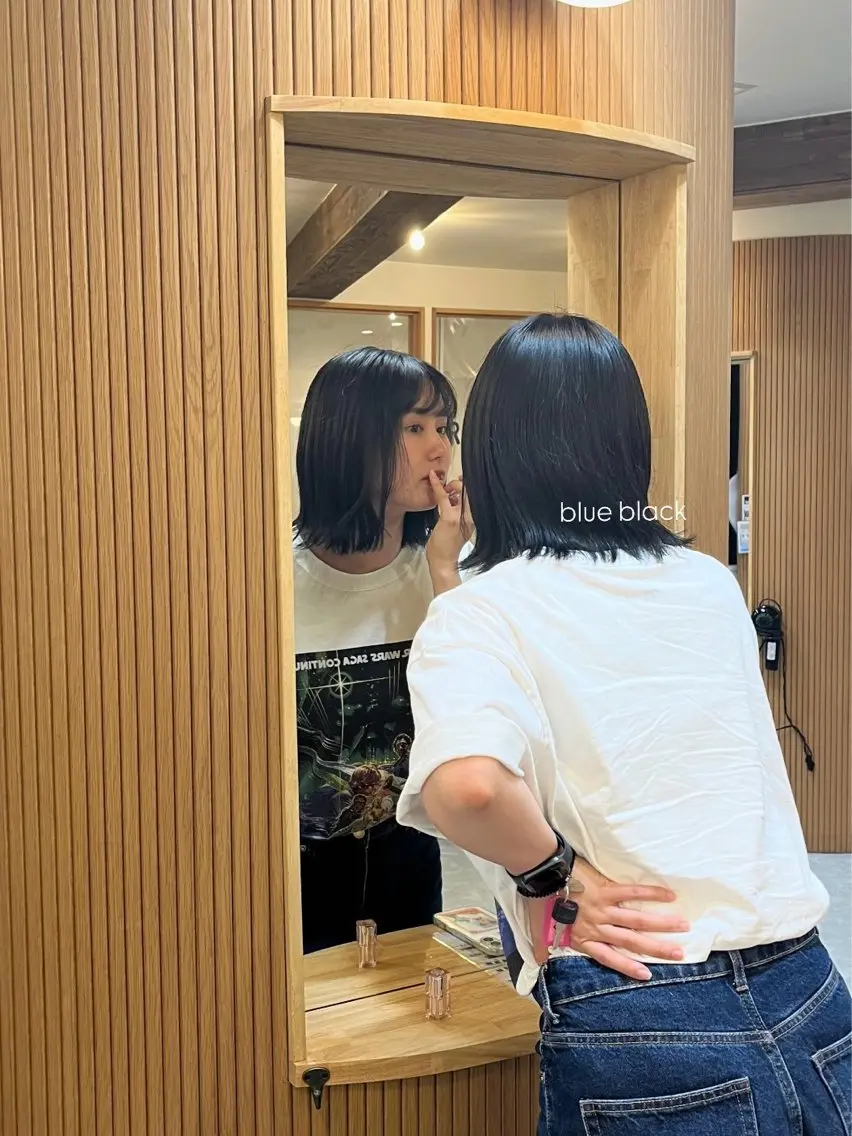 ミディアム カラー ヘアカラー 🧸ROPE / マイ🧸のヘアスタイル