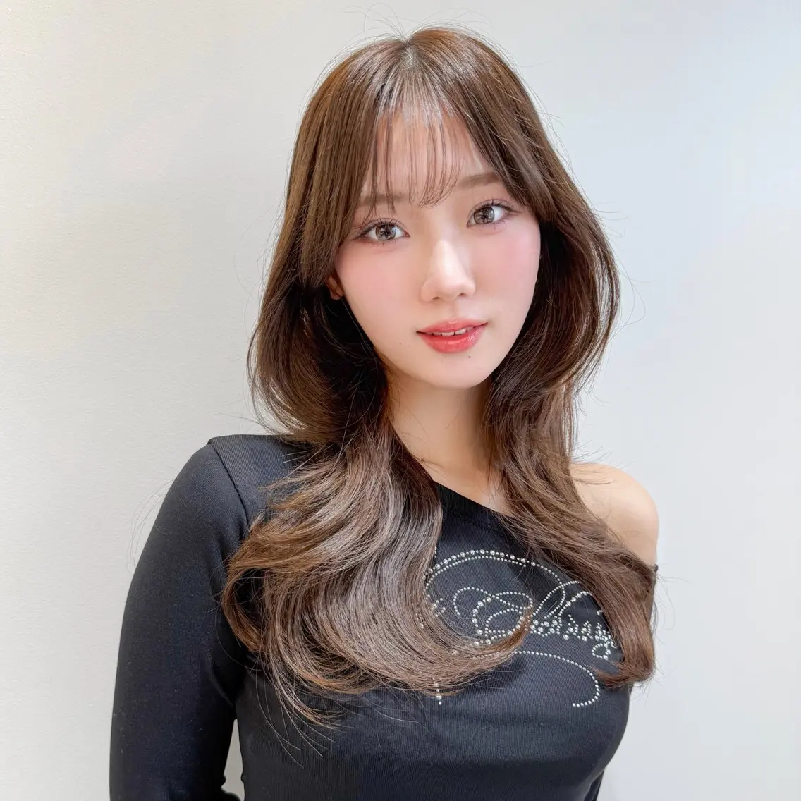 ロング くびれヘア 髪質改善 ヨシンモリ 韓国風ヘア レイヤーカット 原宿/韓国レイヤー ボブ/顔周りYasuのヘアスタイル