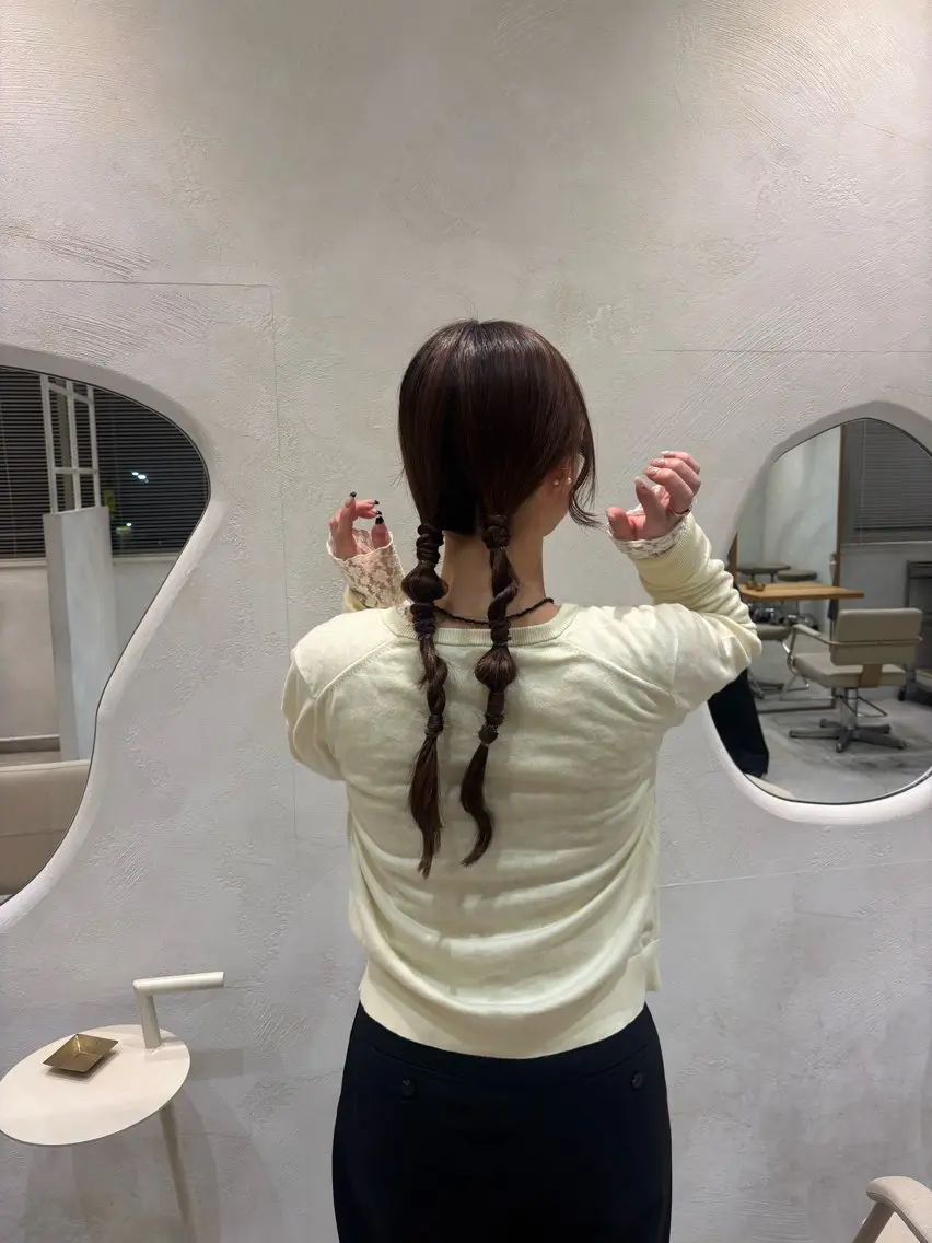 ロング 坂本 桃花のヘアスタイル