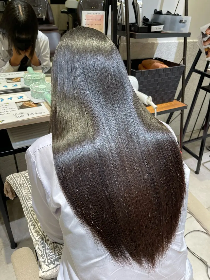 ロング 縮毛矯正 ⭐️21周年記念⭐️ 特別価格◎塚原廣太郎のヘアスタイル