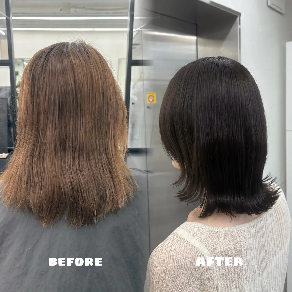 ミディアム カラー 透明感カラー グレージュ カット ヘアカラー トリートメント 🌟ゆりあ🌟 JILLSTUDIOのヘアスタイル