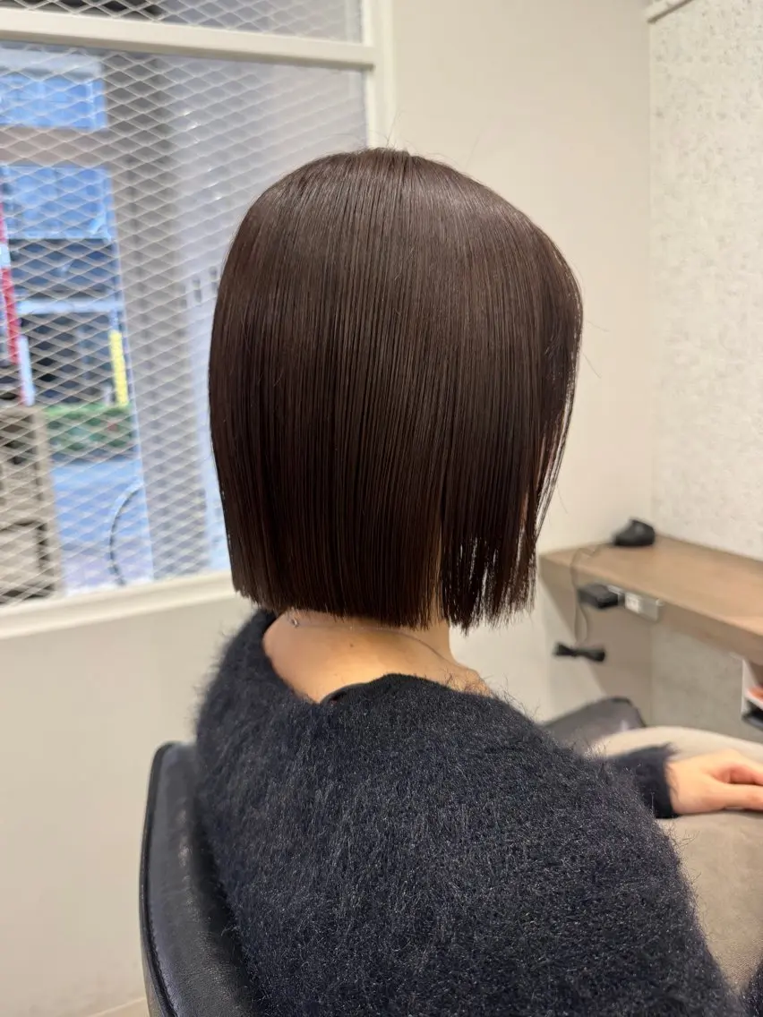 カット+広がり矯正トリートメントの写真