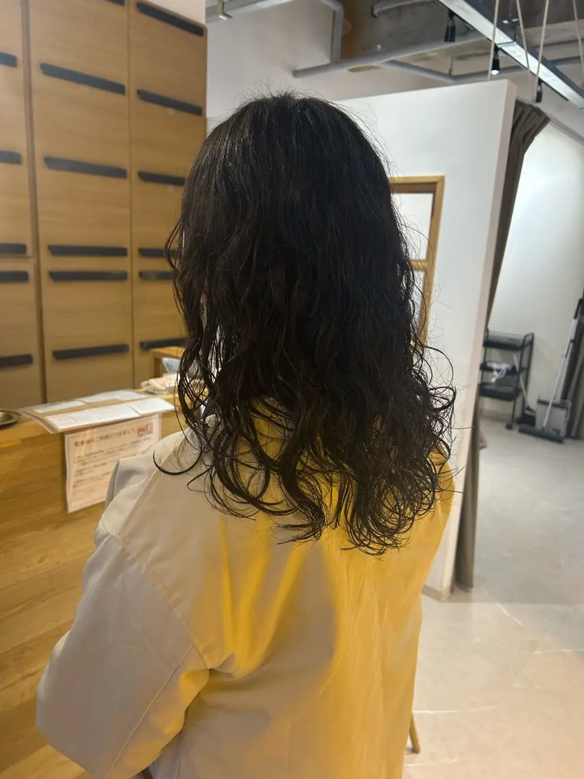 ミディアム パーマ ミディアムパーマ カット パーマ SHICUNE /ミホのヘアスタイル