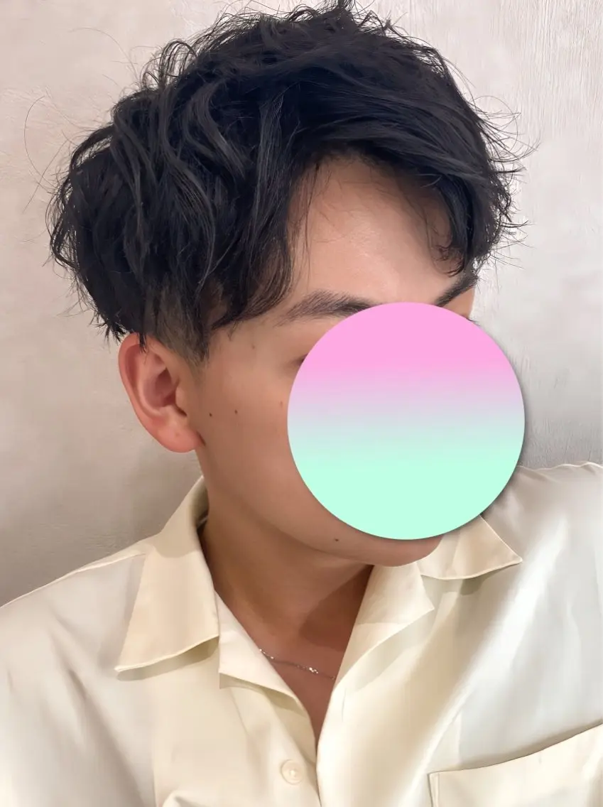 パーマ メンズ メンズパーマ カット パーマ 田中 さとしのヘアスタイル
