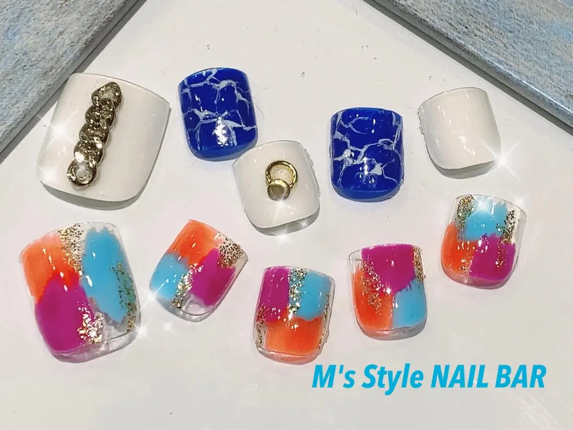 ネイル フットネイル M's Style NAIL BARのネイルデザイン
