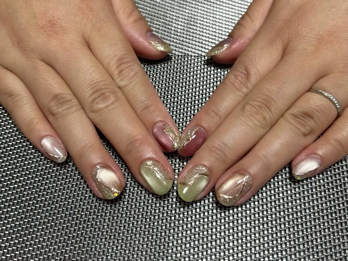 ネイル マグネットネイル ハンドネイル i nailのネイルデザイン