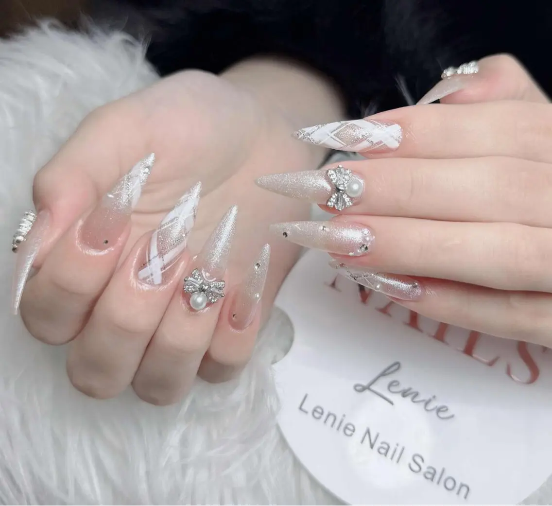 ネイル アートネイル 韓国ネイル 持ち込み ワンホンネイル ハンドネイル Lenie Nail Salonのネイルデザイン