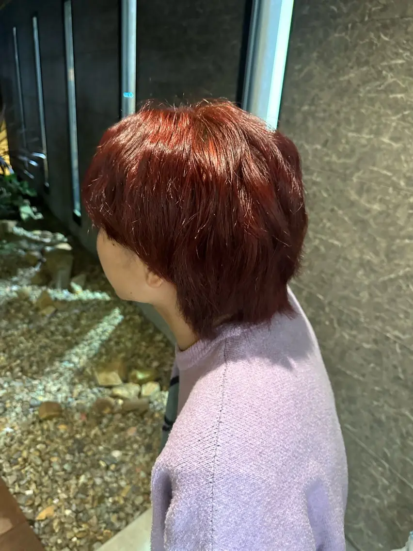 ショート カラー メンズ カット ヘアカラー 🫧鈴木 遥夏🫧のヘアスタイル
