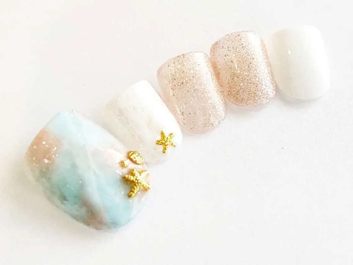 ネイル フットネイル 幻之花 Nailのネイルデザイン