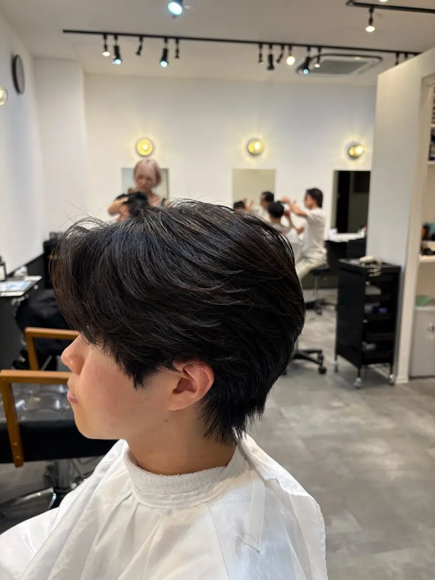 パーマ メンズ 玉置 晴太郎のヘアスタイル